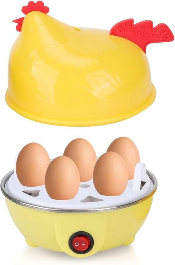 Smart Eggs Boiler, Egg Cooker Max. 7 Boiled Eggs (ECVV Multi-functional) & Food Steamer - Image 2