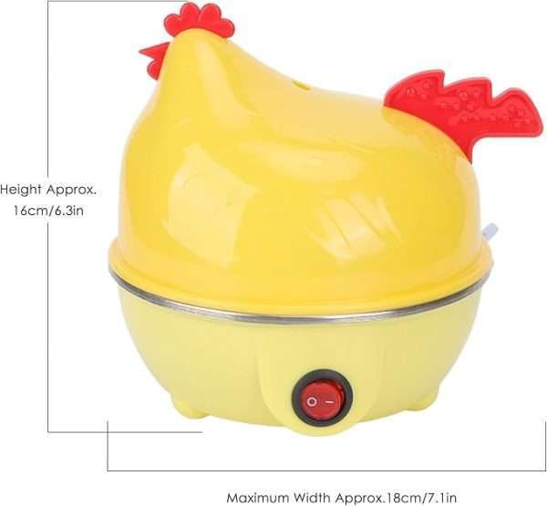 Smart Eggs Boiler, Egg Cooker Max. 7 Boiled Eggs (ECVV Multi-functional) & Food Steamer - Image 6